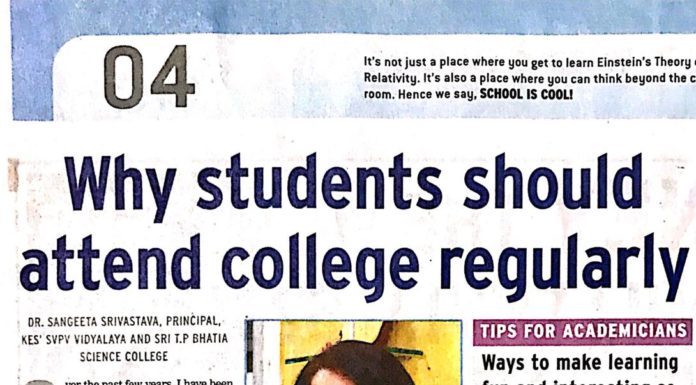 Why students should attend college regularly