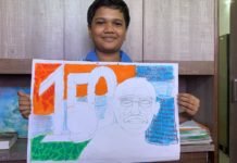 Students Celebrate Gandhi Jayanti by Making Posters – 2.10.19
