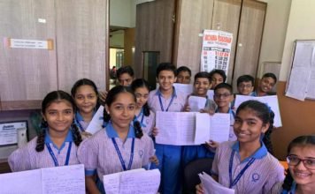 My std 10 students worked during vacations.. – 12.11.19