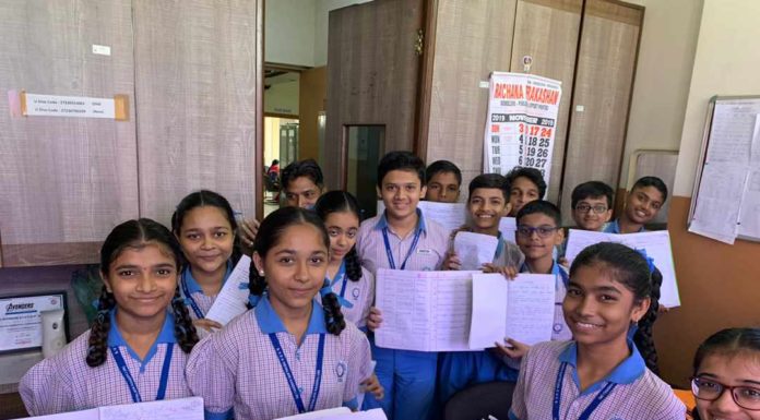 My std 10 students worked during vacations.. – 12.11.19