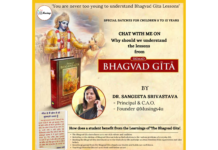 Lessons from The Bhagvad Gita Web Sessions for Children age below 15 years.